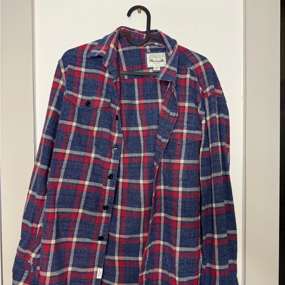 American Eagle Plaid Flannel Shirt